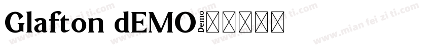 Glafton dEMO字体转换